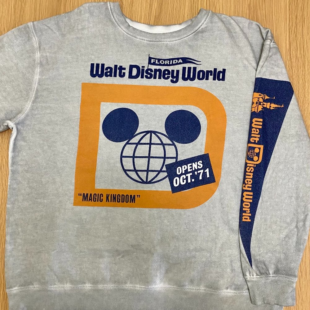 Walt Disney World 50th Anniversary Pullover Sweatshirt Vault Collection Size L